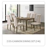 COS-CANNON DINING SET (1+6)